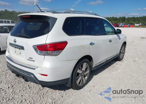 2014 Nissan Pathfinder Platinum from USA, damaged, VIN 5N1AR2MM7EC630537